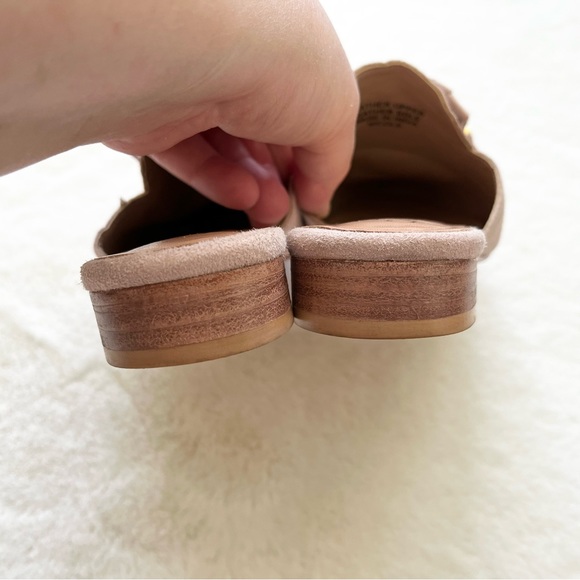 STARR & WALES Nicole Suede Mule Size 7.5 Barbie Barbiecore Comfy Stylish - Picture 4 of 8